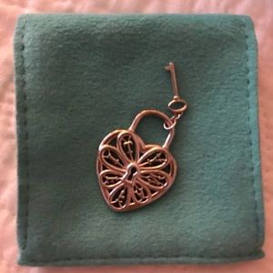 Tiffany and co. Lock and key pendant